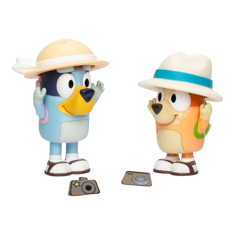 Bluey and Bingo On Holiday Toy Figure Set front image number 4