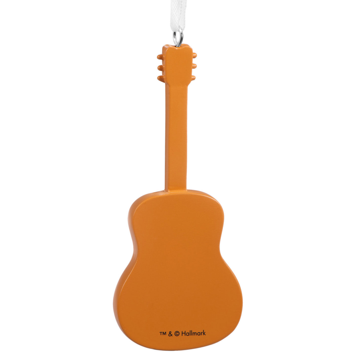 Acoustic Guitar Christmas Ornament Back image number 6