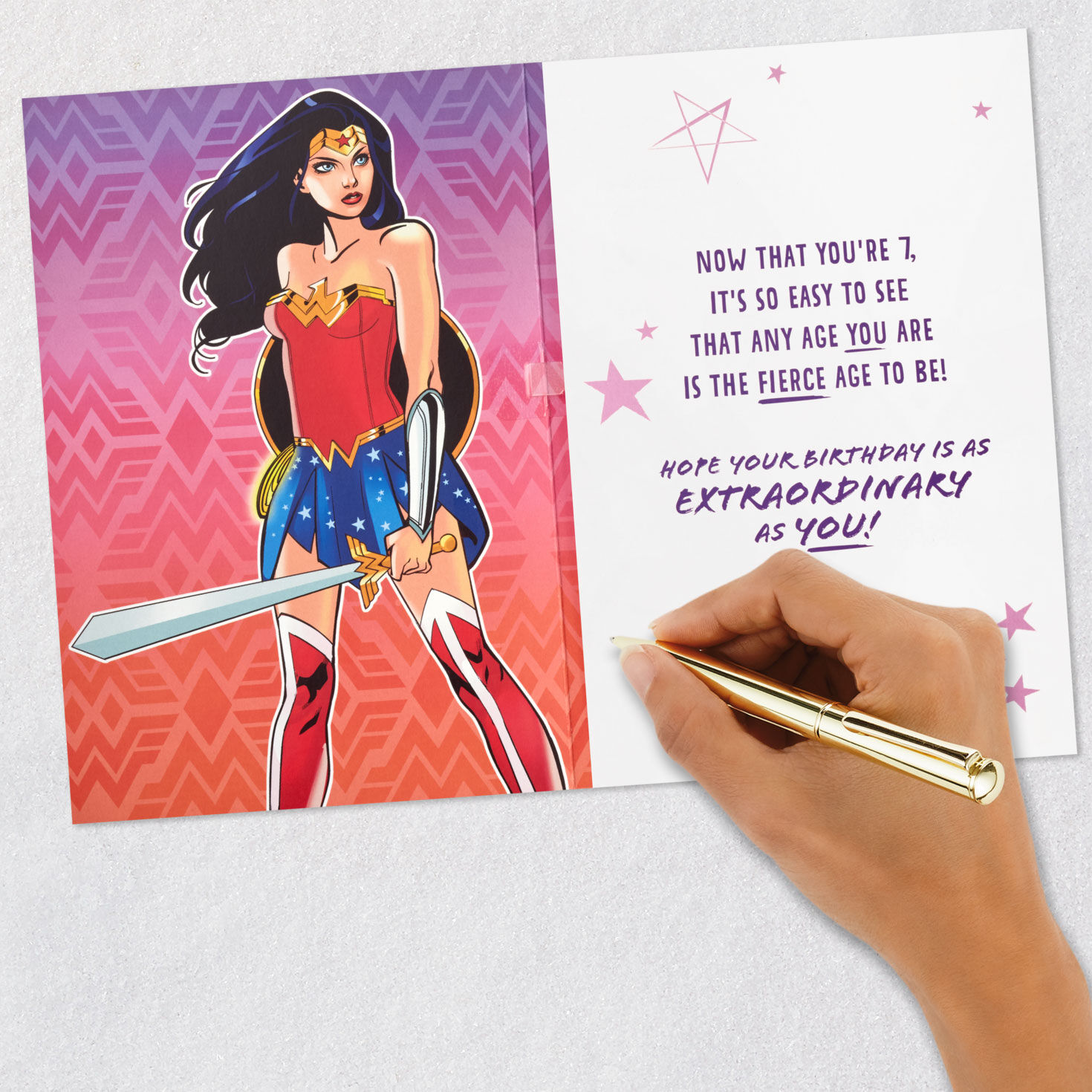 DC™ Wonder Woman™ You're Extraordinary Musical 7th Birthday Card for only USD 5.99 | Hallmark