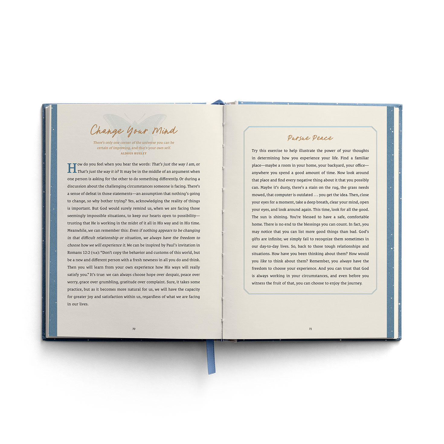 A Place of Peace Devotions Book inside spread image number 4