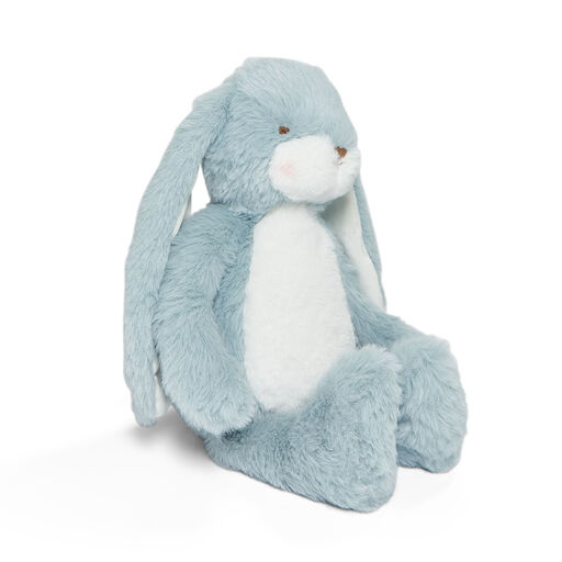 Bunnies by the Bay Little Nibble Stormy Blue Bunny Stuffed Animal, 12", 