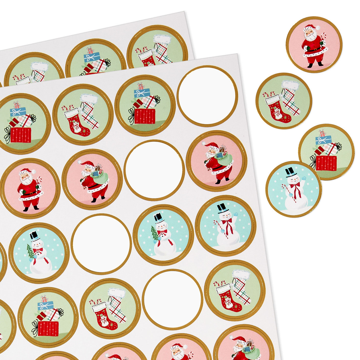Christmas Sticker Sheets upclose view image number 3
