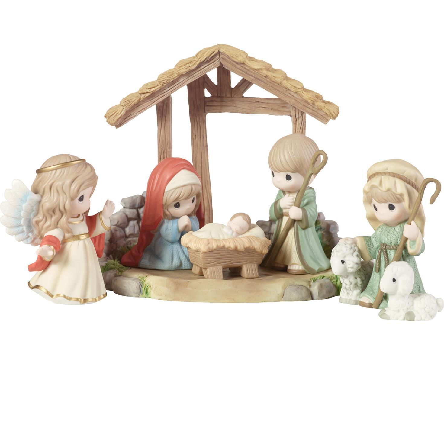 precious moments nativity dolls