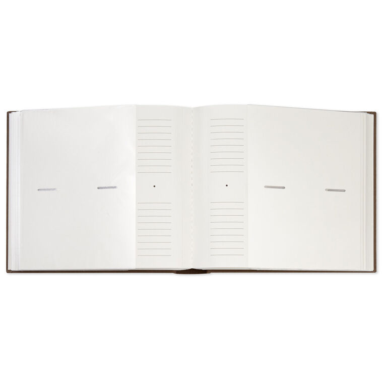 Taupe and Gold Memorial 2-Up Photo Album inside spread image number 4