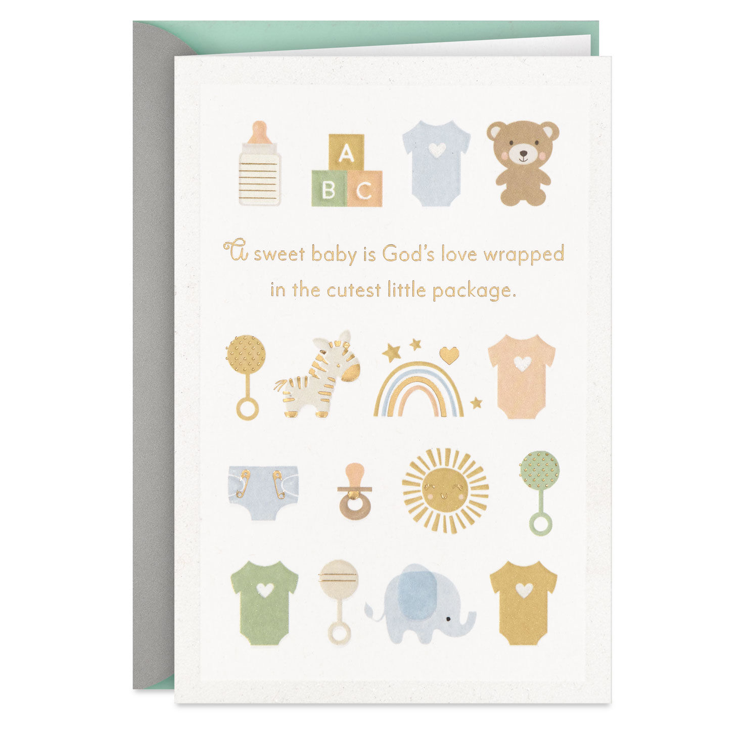 What a Blessing Religious New Baby Card