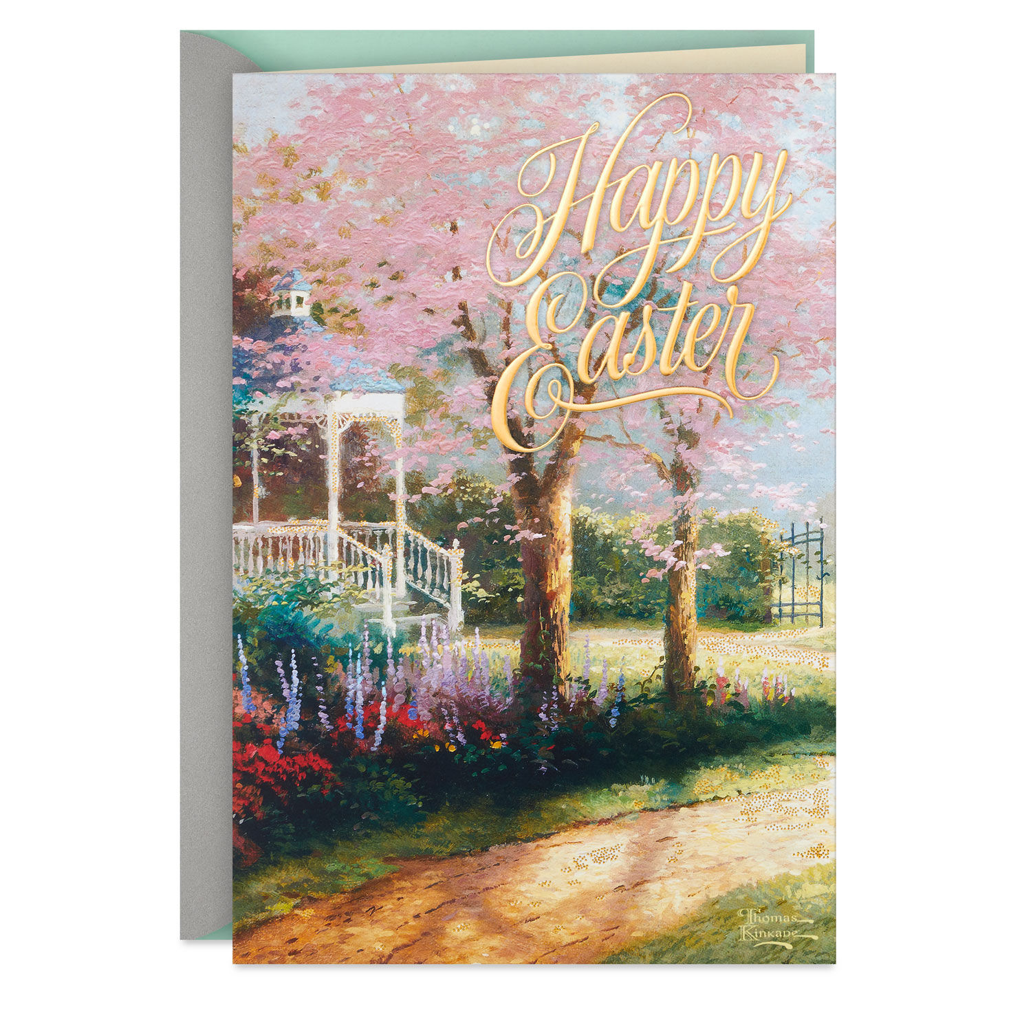 Thomas Kinkade Reset and Renew Musical Easter Card