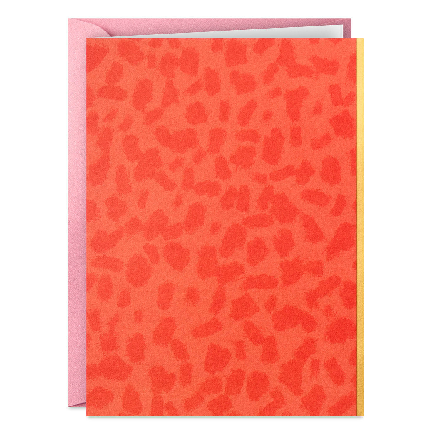 Orange Animal Print Blank Note Cards, Pack of 5, , large image number 2