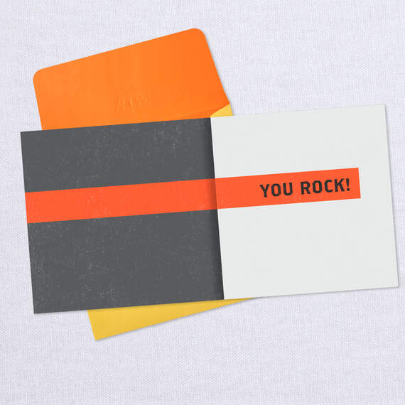 You Rock Musical Thank-You Card, , large image number 3