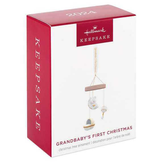 Grandbaby's First Christmas 2024 Porcelain Ornament Keepsake