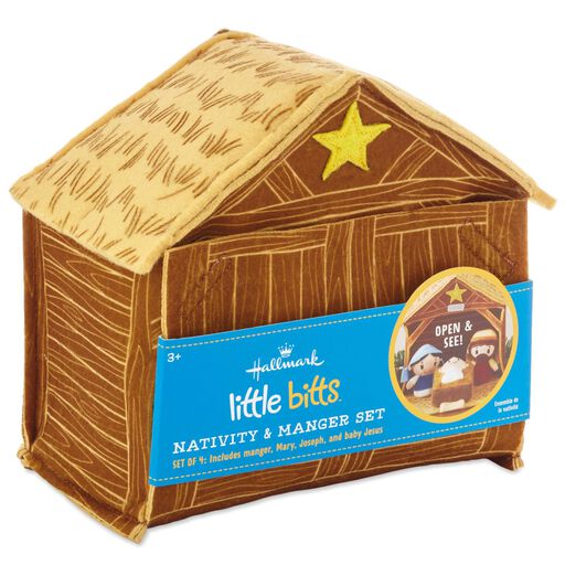 little bitts™ Nativity and Manger Set, 4 Pieces, 