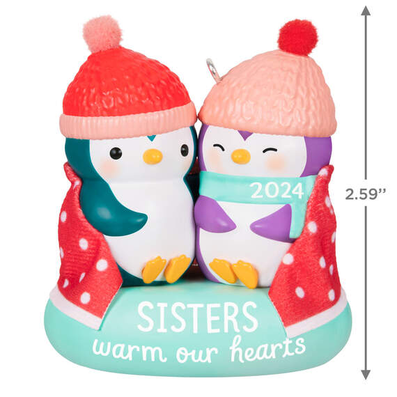 Sisters Warm Our Hearts 2024 Ornament, , large image number 3
