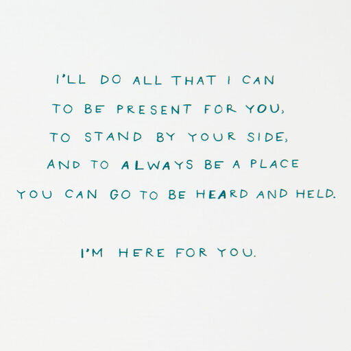 Morgan Harper Nichols I'm Here for You Encouragement Card, 
