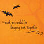 Wish We Could Be Hanging Out Together Bat Halloween Card, , large image number 2