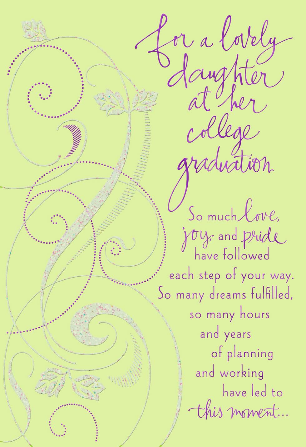 Much Loved Daughter's College Graduation Card - Greeting Cards - Hallmark