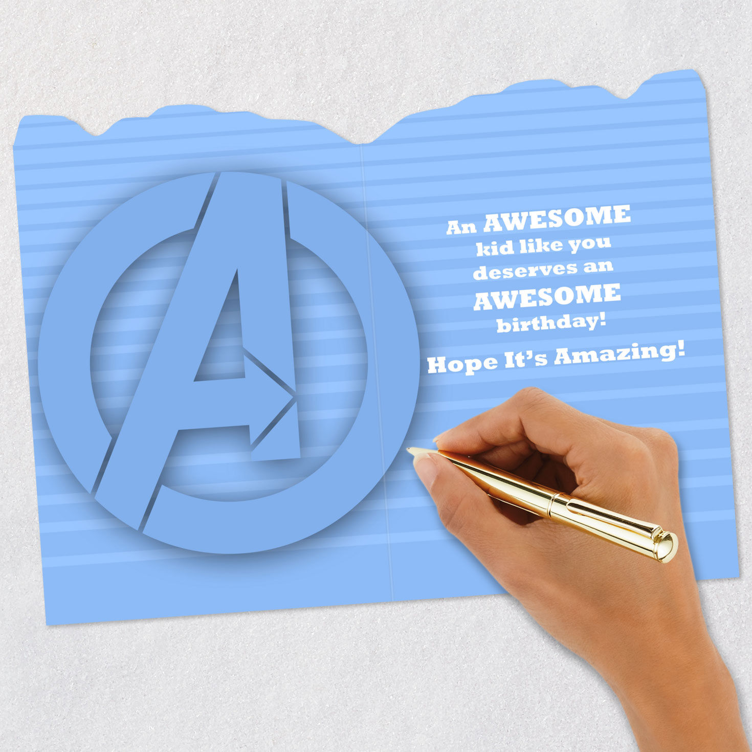 Marvel Avengers You Deserve an Awesome Day Birthday Card for Grandson, , large image number 6