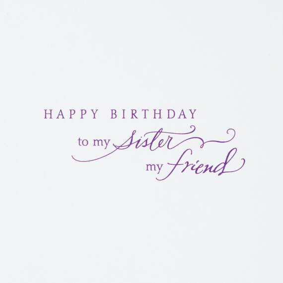 You're My Lifelong Friend Birthday Card for Sister, , large image number 2