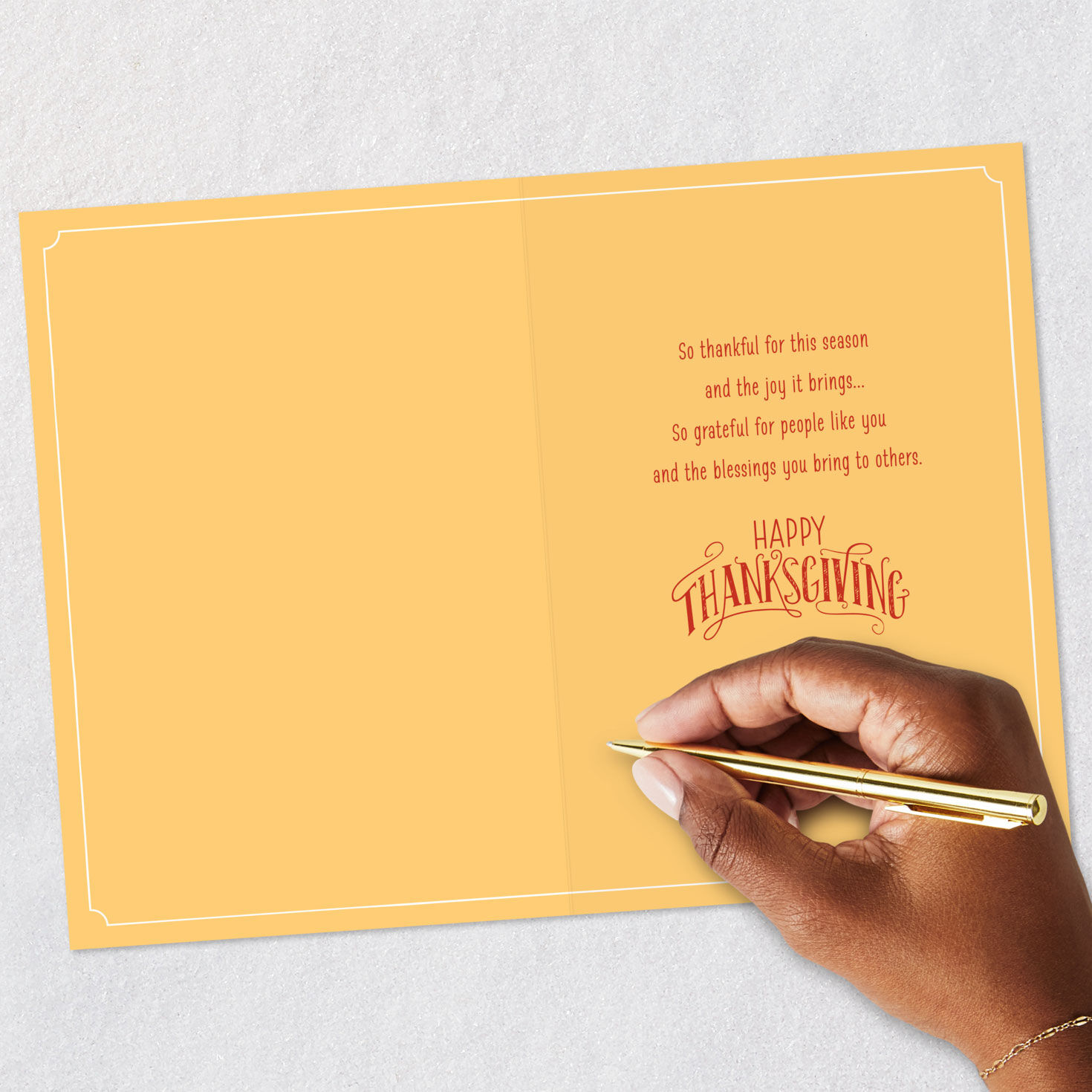 Thankful, Grateful, Blessed Thanksgiving Card for only USD 0.99 | Hallmark