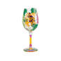 Lolita Drink Happy Thoughts Handpainted Wine Glass, 15 oz., , large image number 1