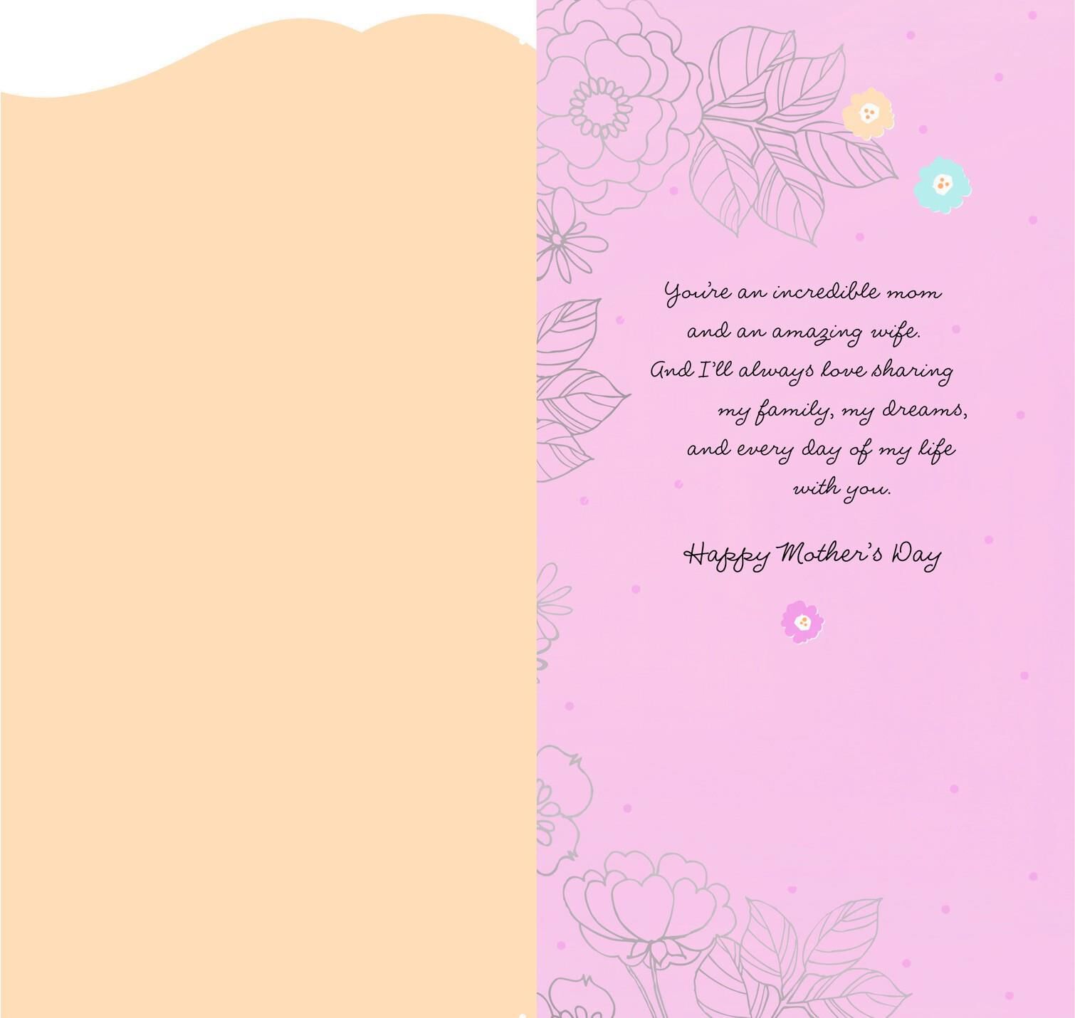 Thankful to Have You By My Side Mother’s Day Card for Wife