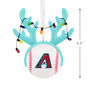 Diamondbacks Reindeer Baseball Christmas Ornament measurement image number 3
