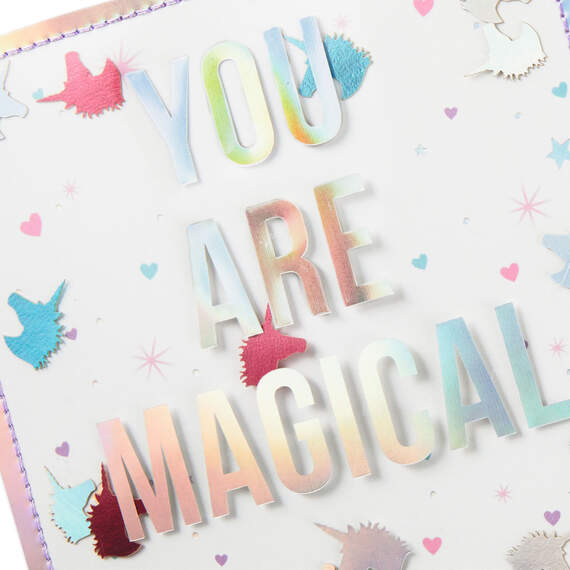 You Are Magical Unicorns Birthday Card, , large image number 4
