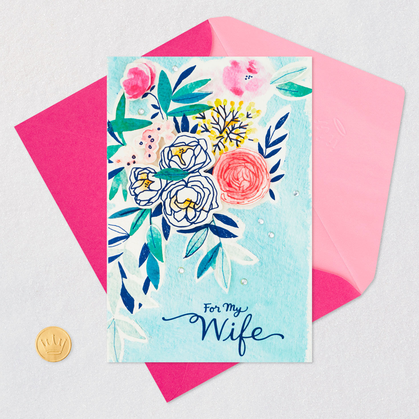 You Mean the World to Me Mother's Day Card for Wife, , large image number 6