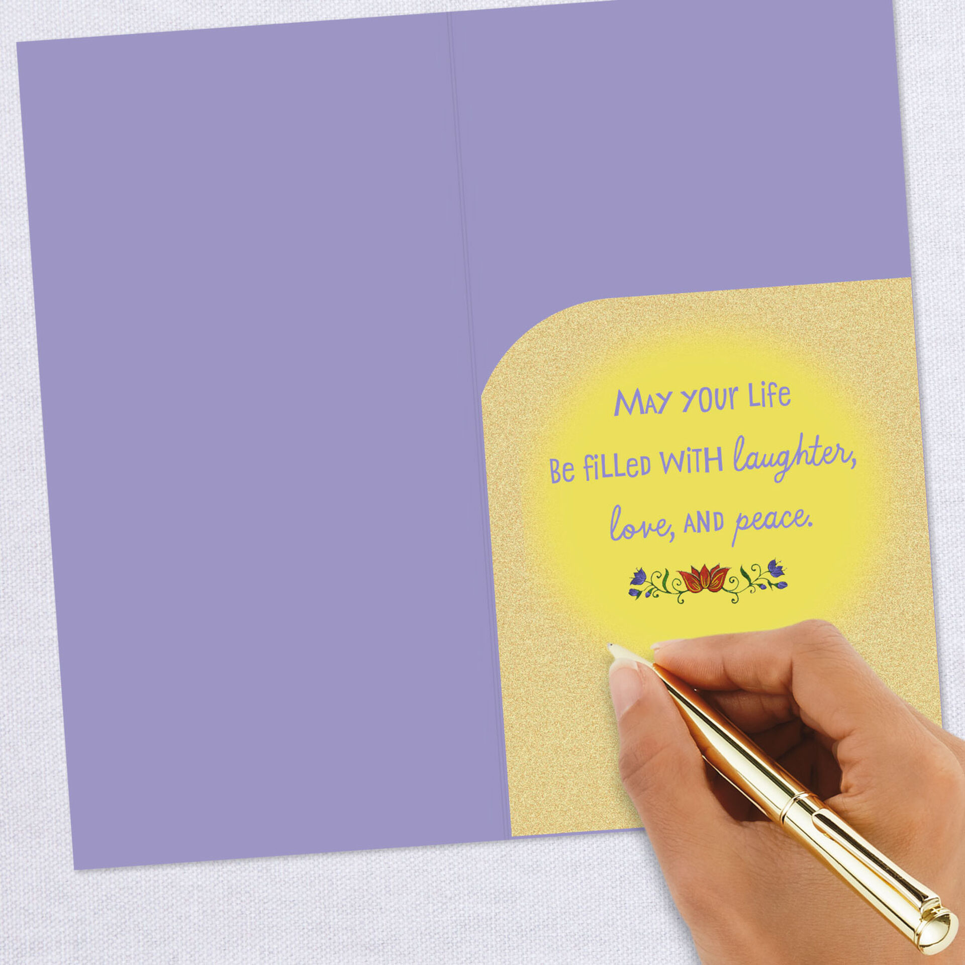 Laughter Love And Peace Money Holder Bat Mitzvah Card Greeting Cards Hallmark