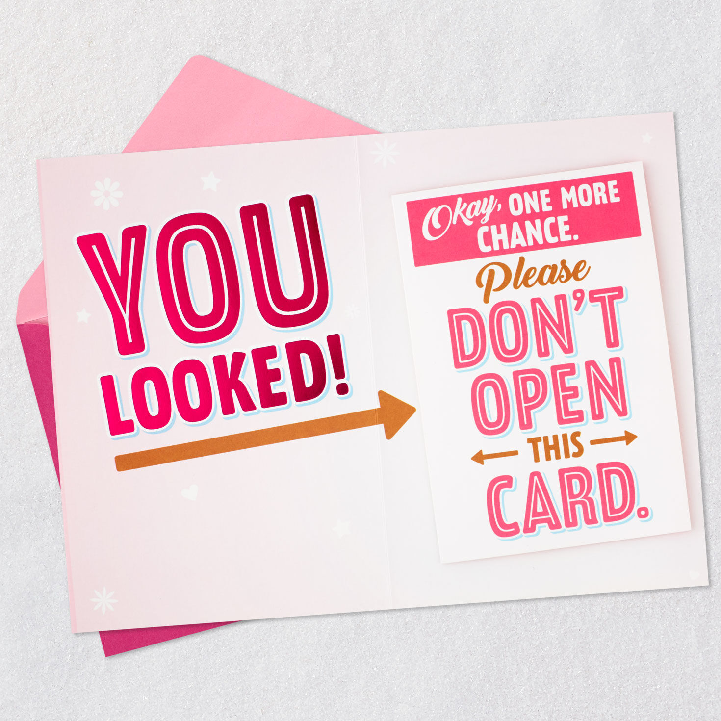 Pink Lettering Sign Birthday Card for Daughter Open card with envelope image number 4