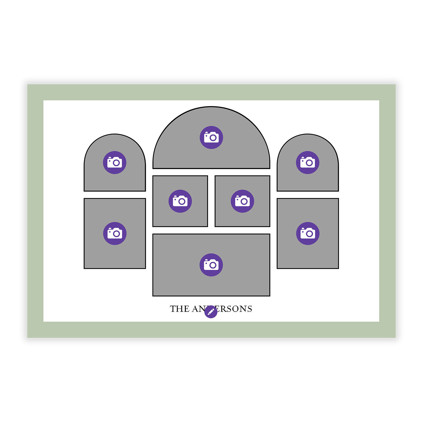 Arch Windows Flat Photo Card, , large image number 5