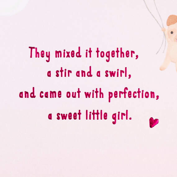 Sweet Little Girl Baby's First Valentine's Day Card for Granddaughter, , large image number 3