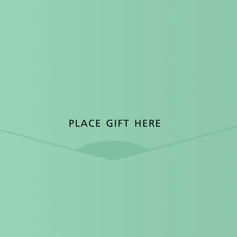 Red and Green Lettering Gift Card Holder Christmas Card linside left image number 3
