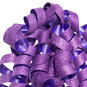 6.5" Sparkling Purple Curly Ribbon Gift Bow, Sparkling Purple, large image number 4