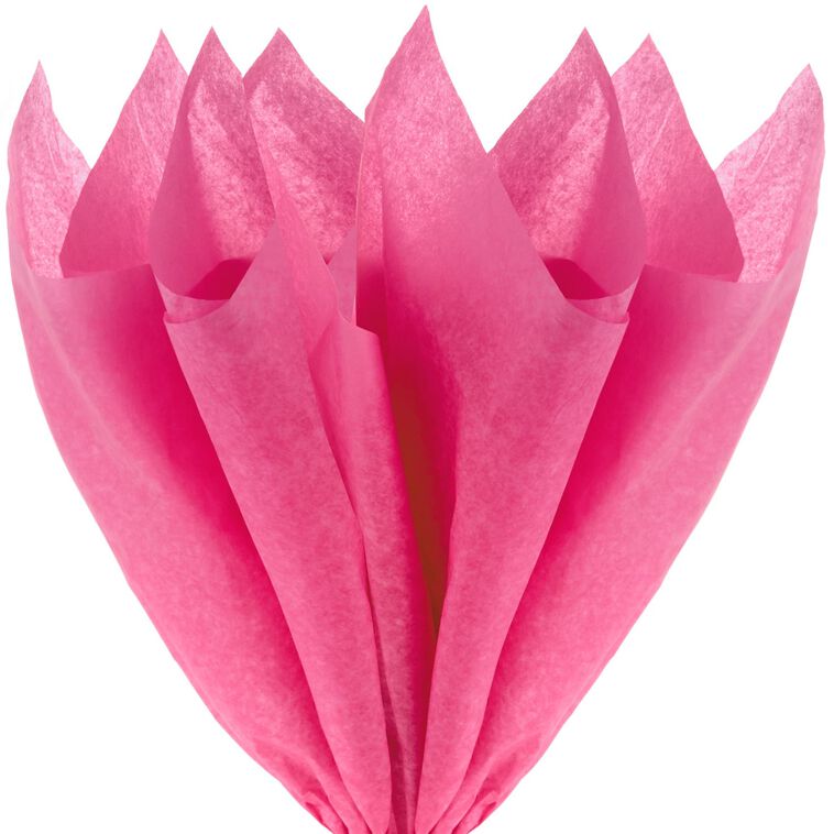 Hot Pink With Gems Tissue Paper, 6 sheets, , large image number 2