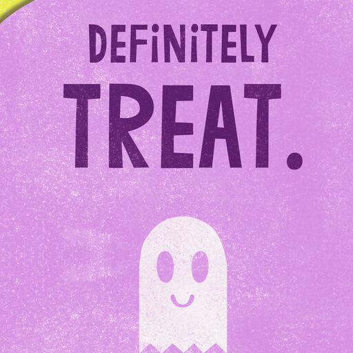 Trick or Treat Money Holder Halloween Card, 