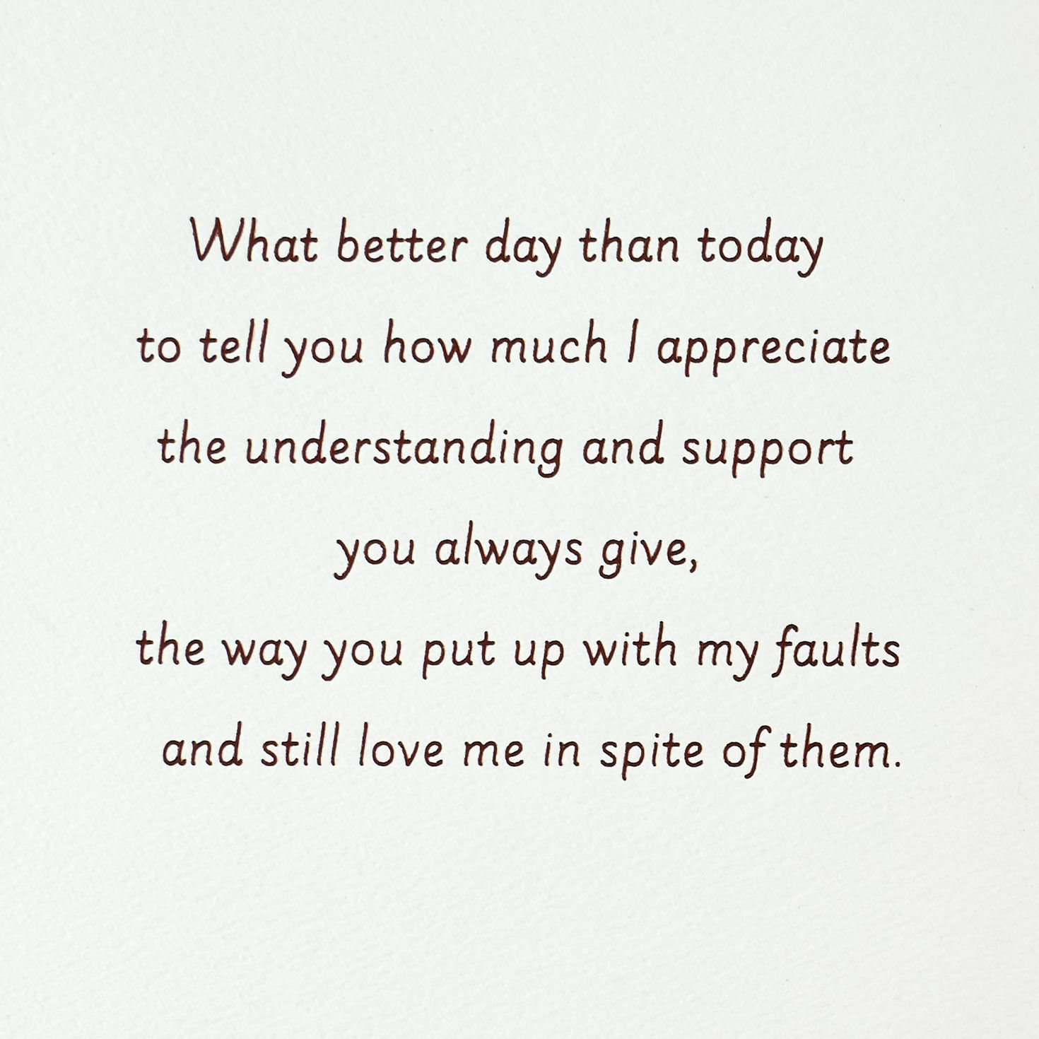 Purple Flowers Romantic Poem Wife Anniversary Card  image number 2