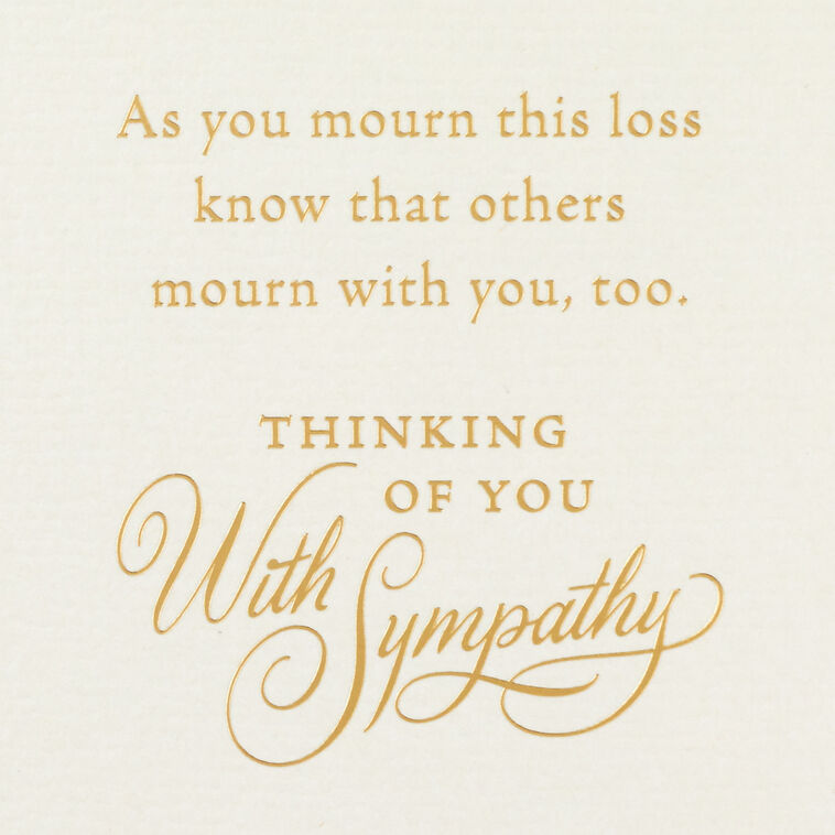 To Honor and Remember Sympathy Card, , large image number 2