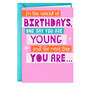 Young, Then Fabulous Funny Birthday Card, , large image number 1