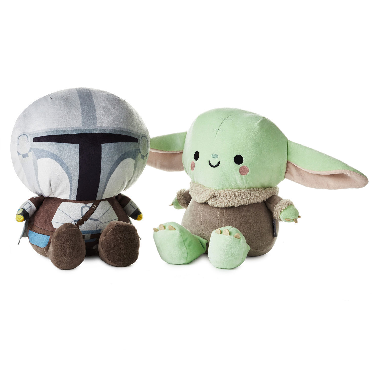 Large Better Together Star Wars: The Mandalorian&trade; and Grogu&trade; Magnetic Plush Pair, 10.5", , large image number 3