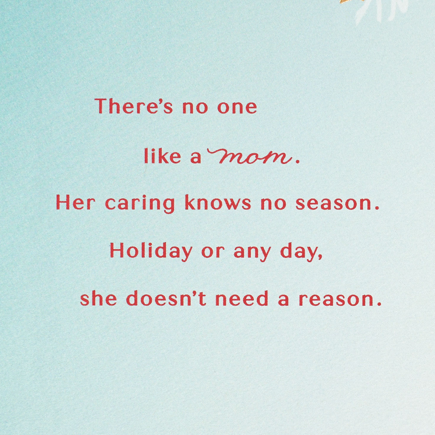 No One Like You Christmas Card for Mom, , large image number 2
