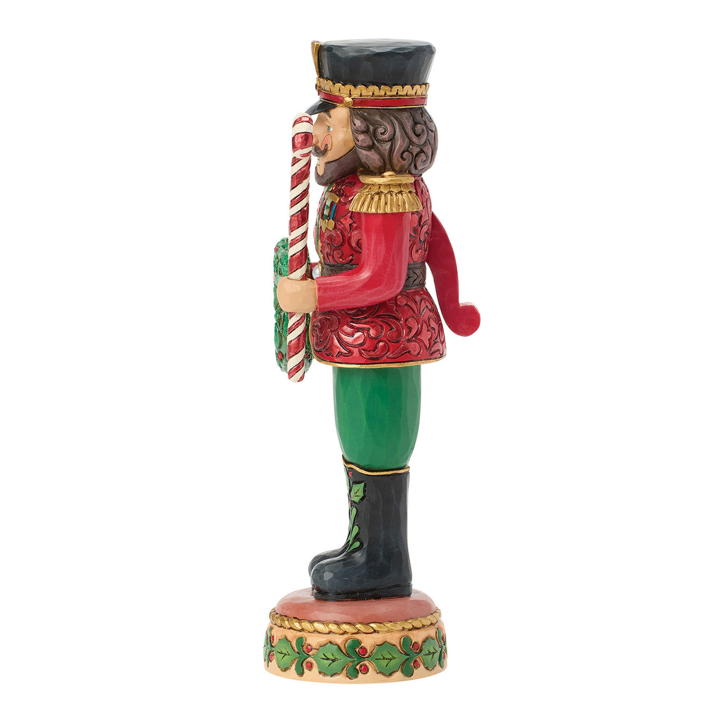 Toy Soldier With Wreath, Candy Cane Jim Shore Statue side image number 4