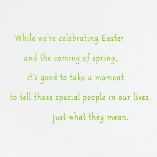 Marjolein Bastin Bunny and Flowers Easter Card for Granddaughter, 