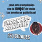 Star Wars™ Chewbacca™ Spanish-Language 7th Birthday Card With Stickers, , large image number 2
