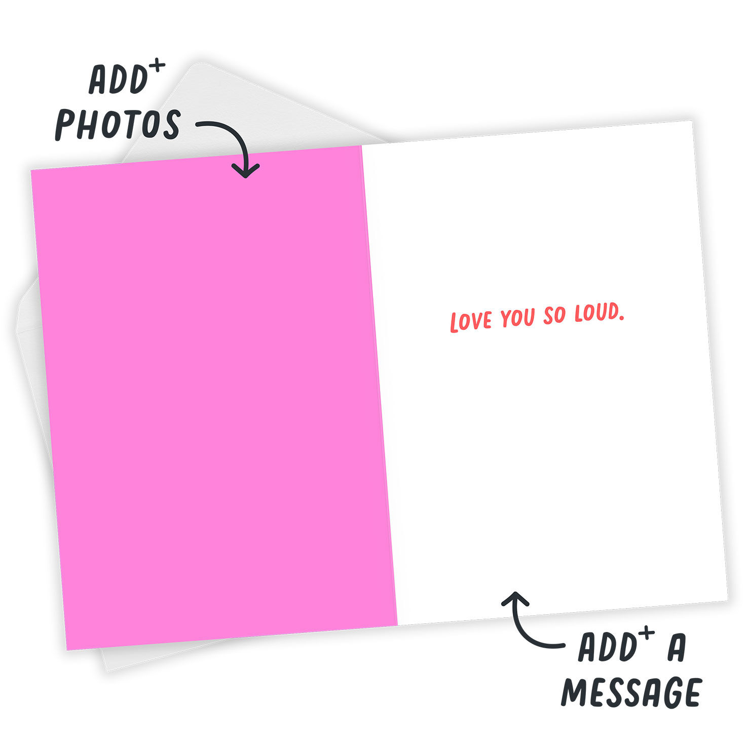 Mouth With Heart Bubble Custom Love Card, , large image number 4