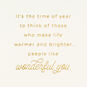 Poinsettia Wreath on Green Christmas Card sentiment image number 2