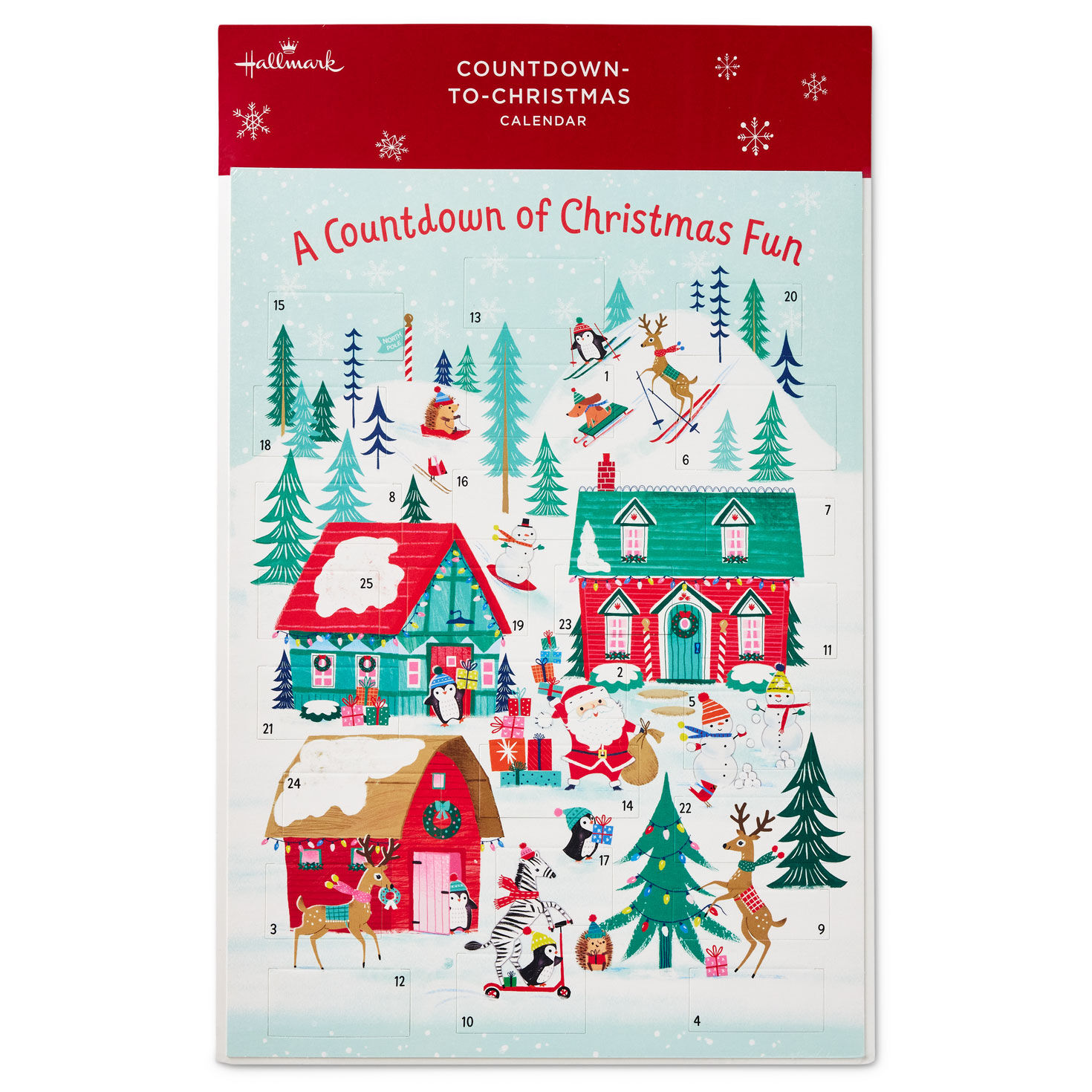 North Pole Ski Fun Advent Calendar package front image number 6