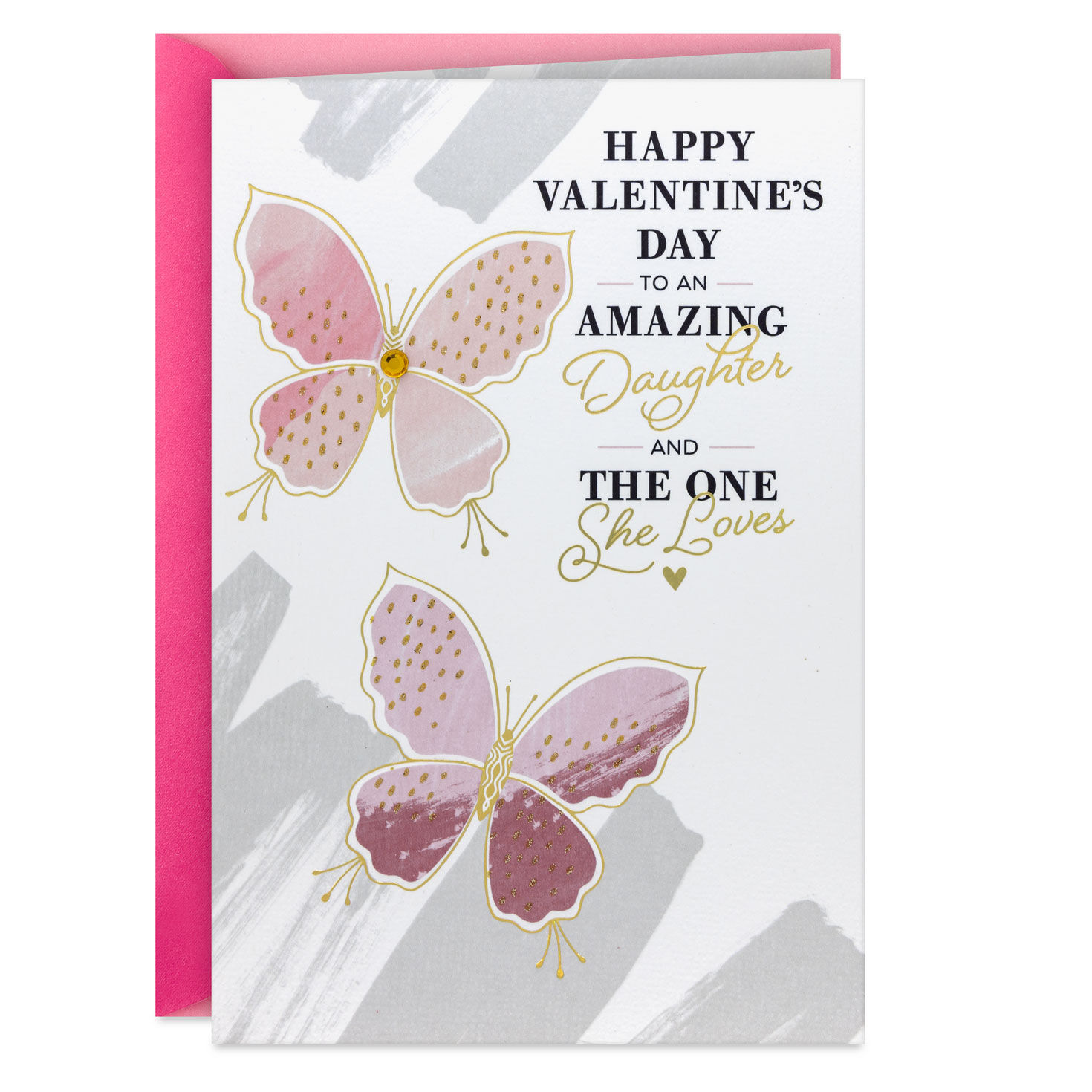 So Lucky to Be Part of Your Lives Valentine's Day Card for Daughter and Her Partner