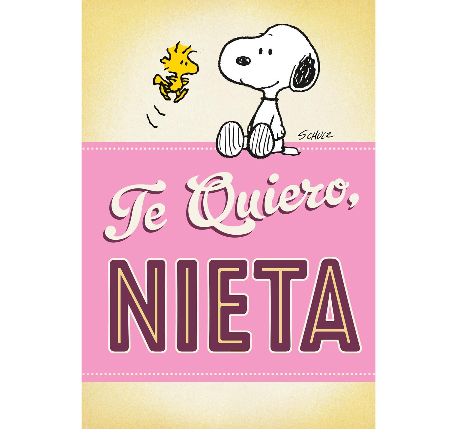 Peanuts® Snoopy and Woodstock Spanish-Language Pop-Up Birthday Card