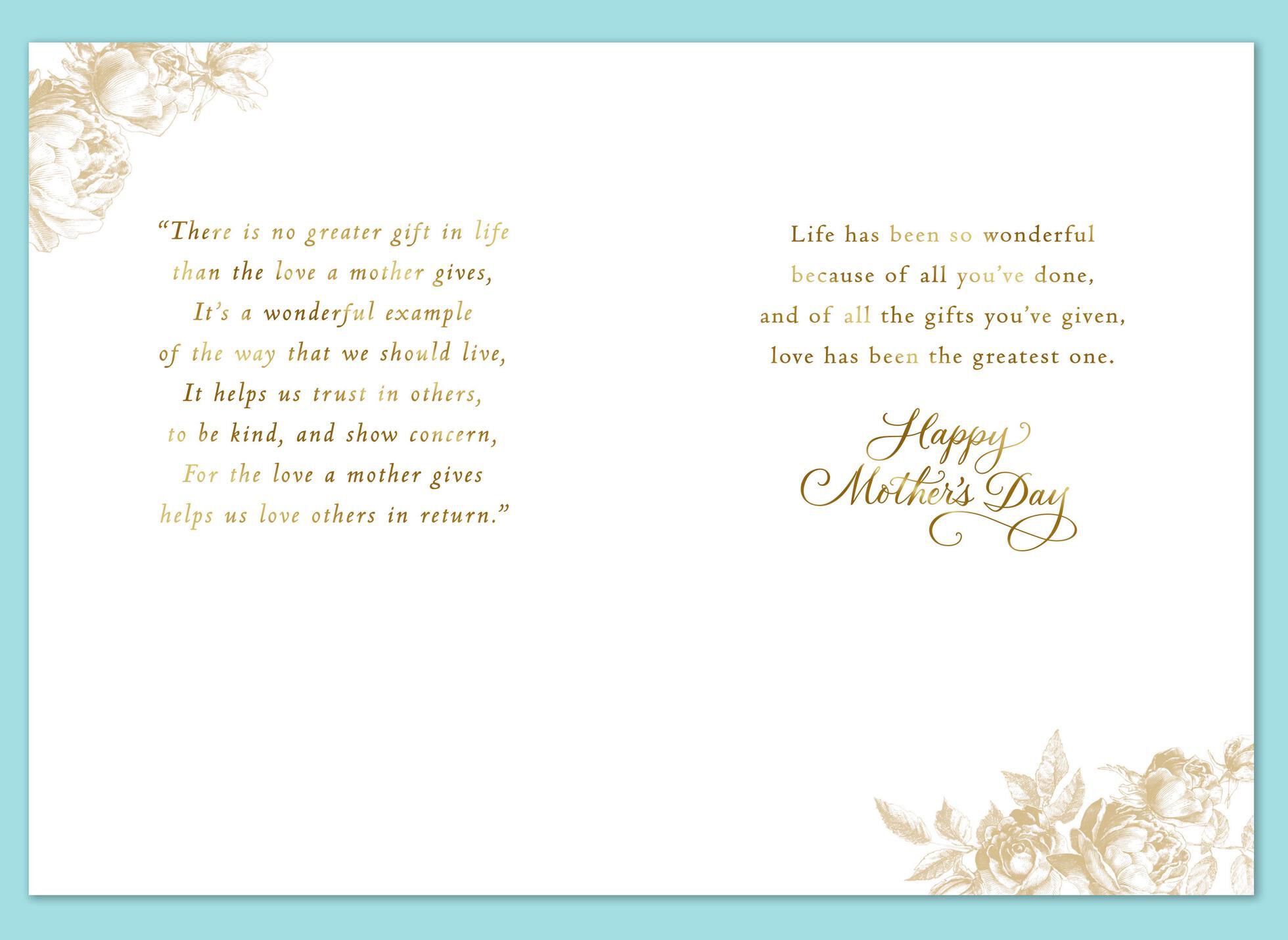 Gift of Love Mother's Day Card