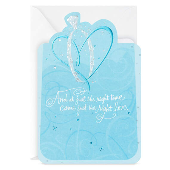 Just the Right Love Engagement Card, , large image number 1