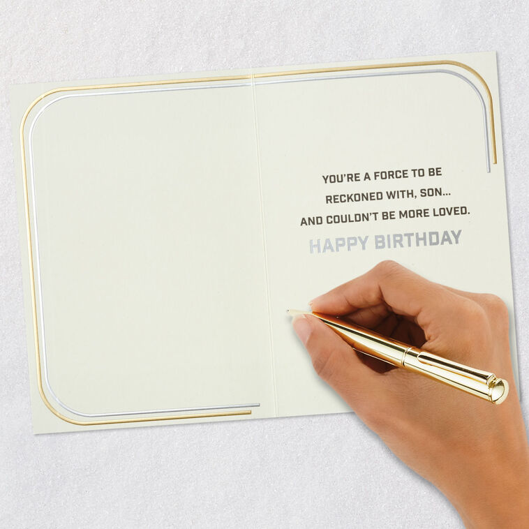 Star Wars™ A Force to Be Reckoned With Birthday Card for Son, , large image number 6